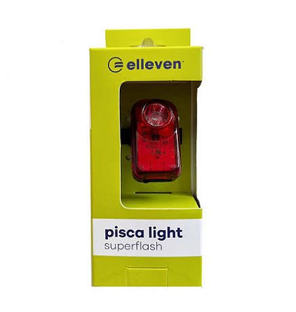 SINALIZADOR DE BIKE TRASEIRO ELLEVEN SUPERFLASH 70 LUMENS CARREGÁVEL USB