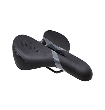 BANCO SELIM ELLEVEN 2 MOLAS BEACH URBAN VACUUM C/ GEL VAZADO 262MM X 240MM PRETO CINZA
