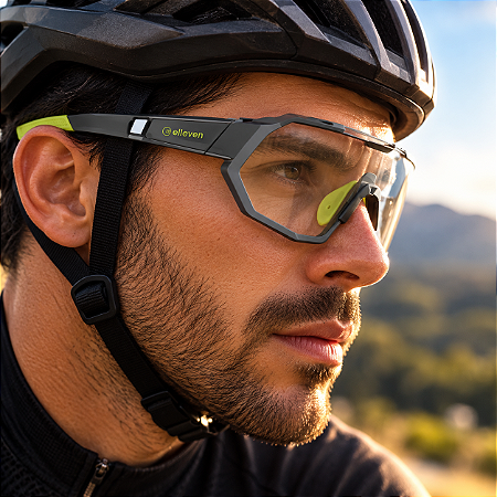 OCULOS CICLISMO FOTOCROMATICO ELLEVEN CINZA/AMARELO