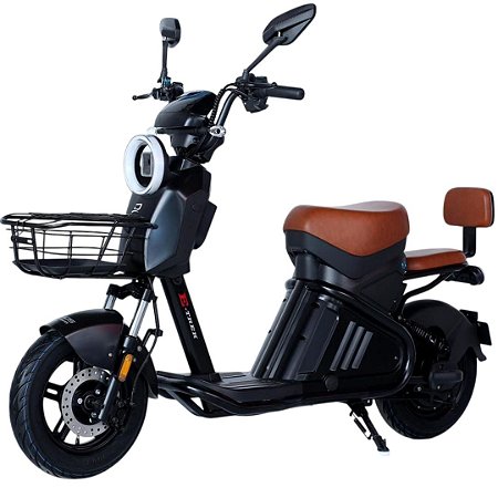 SCOOTER ELETRICA AUTOPROPILIDO 48V 1000W DUOS E-TREK PRETO/MARROM