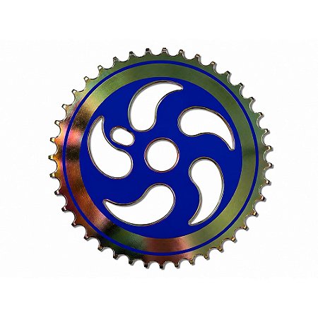 RODA DENTADA 44 DENTES AZUL DESIGN2 2,20MM