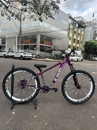 BICICLETA MTB FREERIDE ARO 26 HUPI NAJA KIT SINGLE S/MARCHA FREIO DISC HIDRÁULICO TRASEIRO SHIMANO
