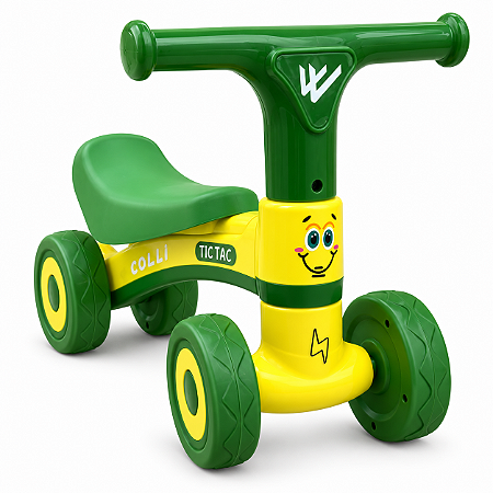 QUADRICICLO INFANTIL COLLI TIC TAC COR VERDE NEON