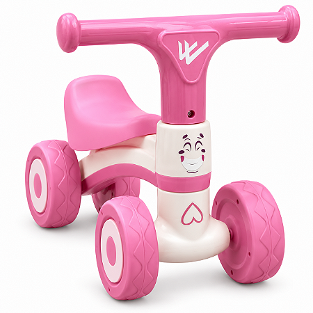 QUADRICICLO INFANTIL COLLI TIC TAC COR ROSA