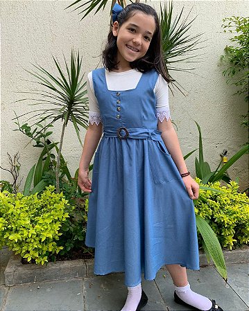 Jardineira Chambray