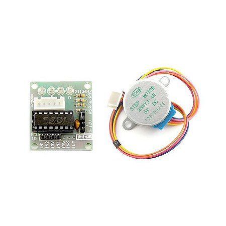 Motor De Passo 28byj-48 5v Com Driver Uln2003.