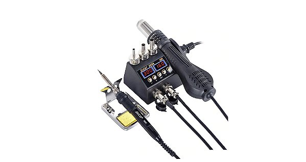 Estação De Solda E Retrabalho 8898d Ar Quente Soprador