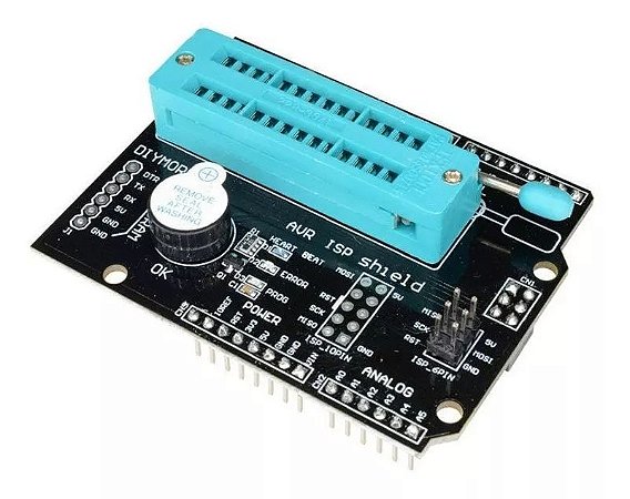 Shield Avr Isp Programador Bootloader Para Arduino Uno Mega