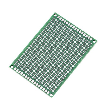 Pcb Placa Fibra Vidro Perfurada 9x15 Cm Dupla Face NFe