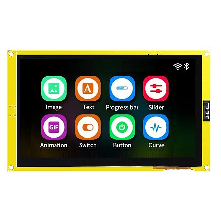 Placa De Desenvolvimento Esp32 Com Display 7.0 Touch Screen