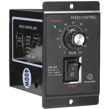 Controlador de Velocidade Motor CA 220V 400W US-52 NFe