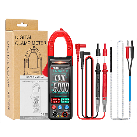 Alicate Amperímetro Digital Profissional Aneng ST212 NFe