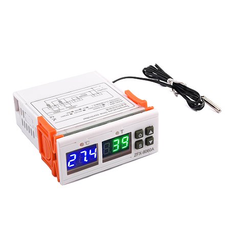 Termostato Temperatura Chocadeira Com Temporizador ZFX-9060A