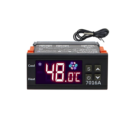 Controlador Temperatura Termostato 110-220v 30A 7016A NFe