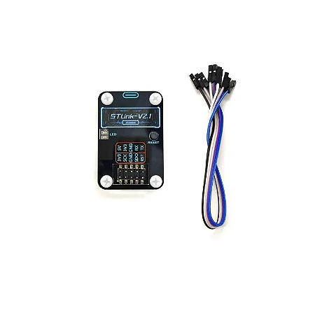 Programador Gravador Stm8 Stm32 ST LINK V2.1 Debug NFe