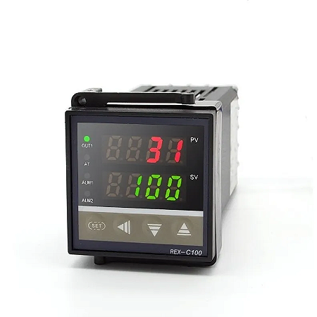 Controlador de Temperatura REX C100 100-220V V*AN SSR NFe