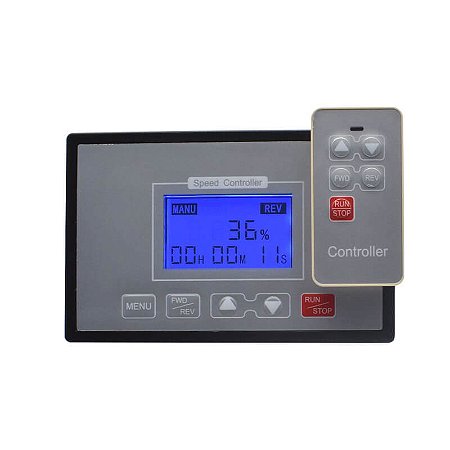 Controlador Velocidade Pwm 40a 55v Controle Remoto Reversão