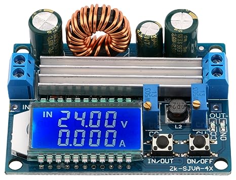 Conversor Tensão DC DC Buck Boost Automático 4A Display NFe