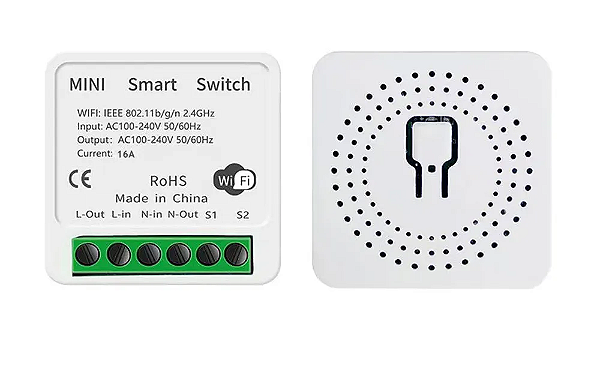 Interruptor Inteligente WiFi 16a Smart Switch Tuya Alexa Nfe