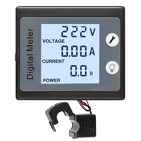 Medidor Energia Consumo AC 80 a 260V PZEM-011 Sensor NFe
