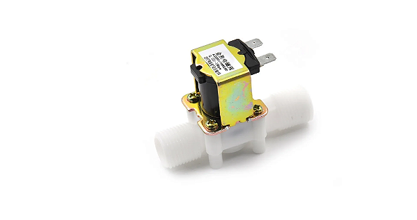 Válvula Solenóide AC 220V 3/4 Pol Água Normal Fechado NFe