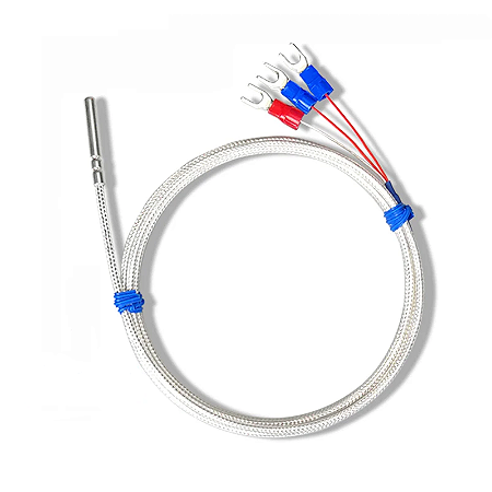 Sensor Temperatura PT100 1 metro -200C a 450C Terminal NFe