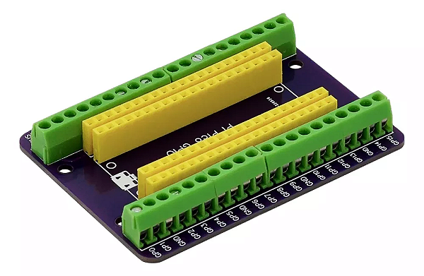 Placa Adaptador Terminal Borne Para Raspberry Pi Pico NFe