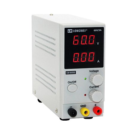 Fonte de Alimentação Bancada 1 Canal 60V 5A LW-K605D NFe