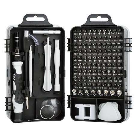 Kit Jogo 115 Chaves Precisão Maleta Fenda Phillips Torx Y