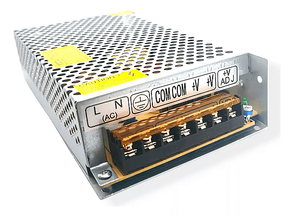 Fonte Alimentação Chaveada 120W 24V 5A S-120-24 NFe