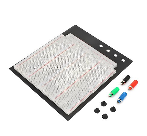 Protoboard 3220 Pontos Furos Base de Metal Conectores ZY-208
