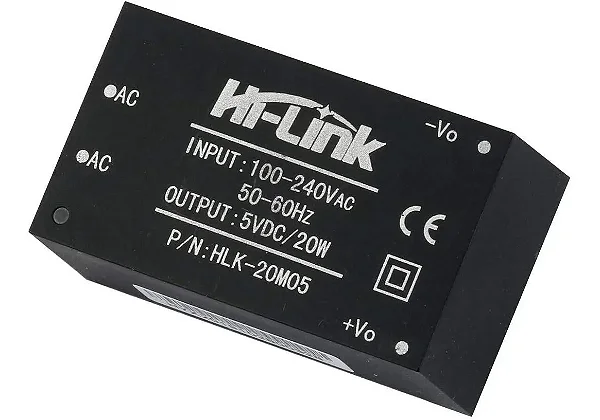 Mini Fonte Hi Link Hlk-20m05 Hlk20m05 100-240vac 5v Dc 20w