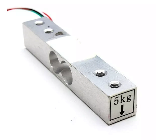 Célula de Carga de Precisão 5KG Peso Para Arduino NFe