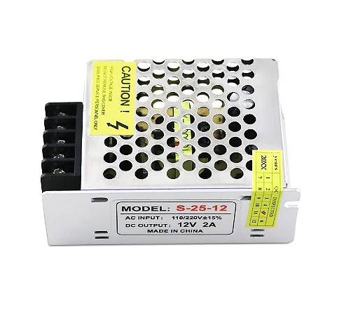 Mini Fonte Chaveada Estabilizada 24W 12v 2a