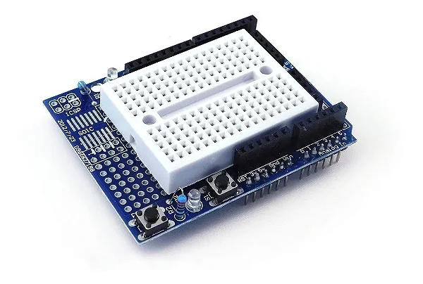 Módulo Protoshield Para Arduino Uno Com Protoboard