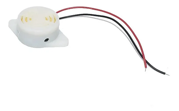 Buzzer Alarme Contínuo Alto 3v 12v 24v 95 Db