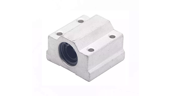 Pillow Block 8mm Com Rolamento P/ Eixo Linear Sc8uu