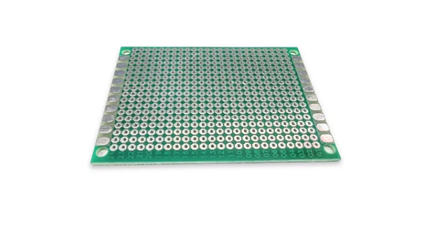 Placa Face Simples Pcb Perfurada 5x7 Face Simples