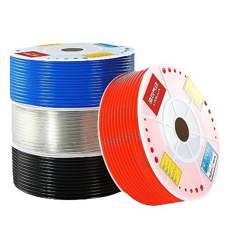 Mangueira Tubo Pneumático PU 12X8 12MM Poliuretano 1 Metro