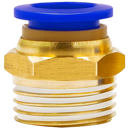 Conector Engate Rápido Pneumático PC14-04 1/2 Industrial NFe