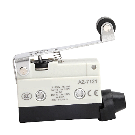 Sensor Fim Curso Mecânico Industrial Haste Roldana AZ-7121