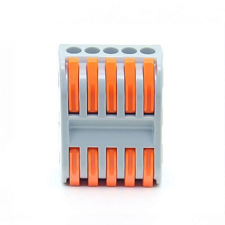 Conector Borne Emenda 10 Fios Modelo PCT-225 5 Canais