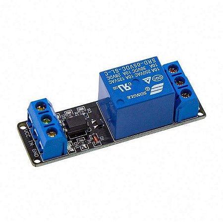 Módulo Relé 1 Canal Optoacoplador 24V Low Level Trigger