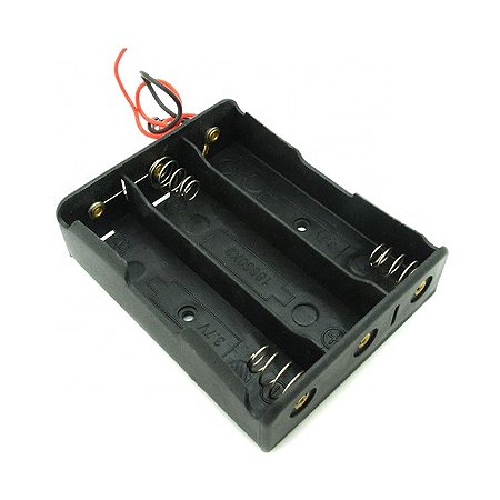 Case Suporte 3 Pilhas 18650 Sem Tampa  11,1V Prototipagem