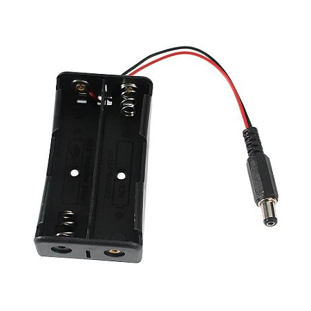 Case Suporte 2 Pilhas 18650 Sem Tampa 7,4V Plugue P4