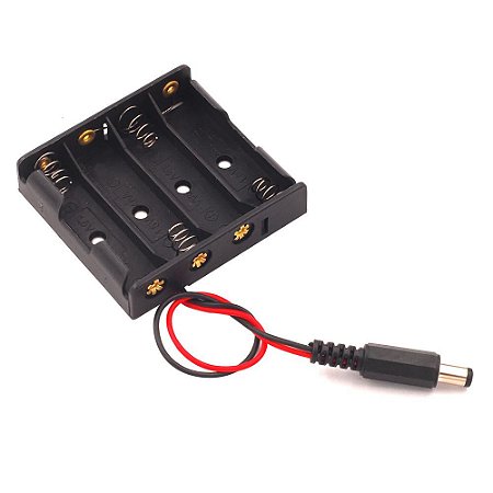 Case Suporte 4 Pilhas AA Sem Tampa Plugue P4 Prototipagem