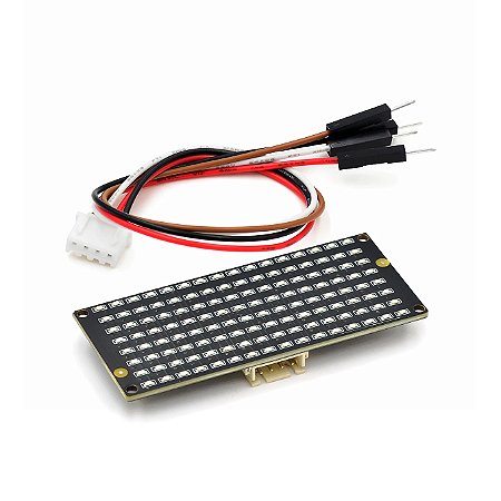 Módulo Painel Matriz Led 8x16 i2c 3,3-5V Automação NFe