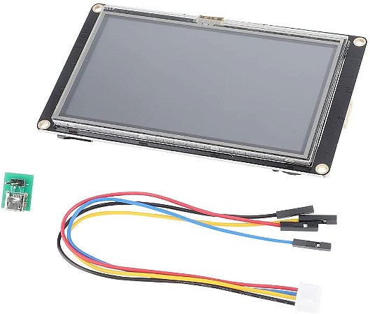 Tela Lcd Nextion 7 Polegadas Tft Touch Enhanced Resistivo