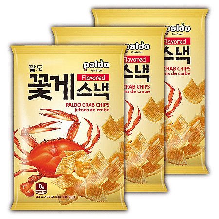 Salgadinho Coreano Crab Chips - Sabor Caranguejo 50g