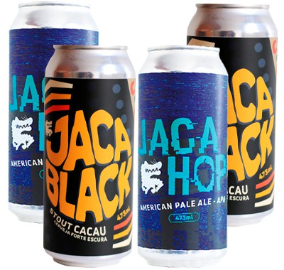 Combo Cerveja Artesanal APA e Stout Cacau - JacaHop e JacaBlack